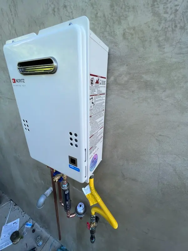 Tankless water heater installation for Saint Marys Seminary homes